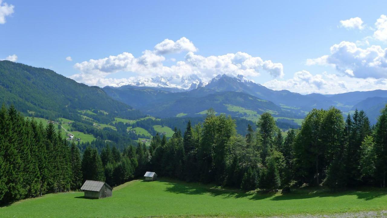Ferienwohnung Alpenhaus Dachstein.Zauber Abtenau Exterior foto